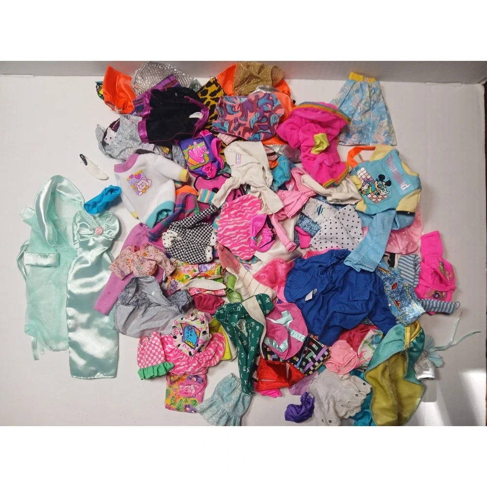Vintage Barbie Ken Clothes Lot Huge 80s 90s Mattel Heart Family Disneyland